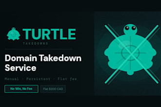 manually take down harmful websites and impersonation domains