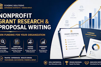 nonprofit grants and write winning funding proposals
