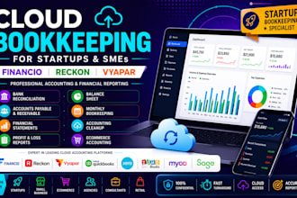 do financio reckon vyapar bookkeeping for startups smes cloud accounting