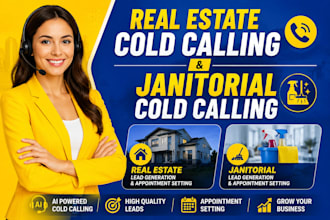 cold calling, real estate cold calling, cold caller, janitorial cold calling
