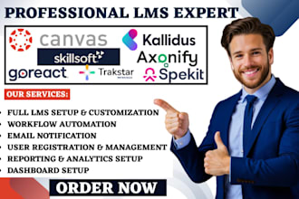 setup canvas lms goreact spekit skillsoft axonify kallidus trakstar learn lms