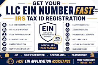 get your llc ein number and tax id from irs fast