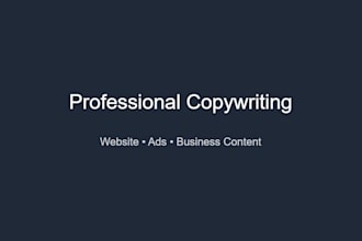 write engaging website content and copy for your business