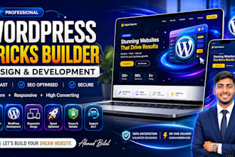 create a clean coded wordpress website with bricks builder