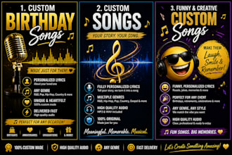create custom tailored songs