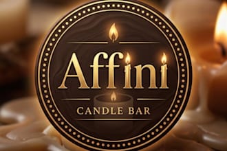 create a professional candle logo for your candle business