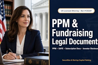 draft safe, shareholder, or venture capital legal documents