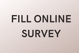 do online survey, fill survey on jotform and surveymonkey