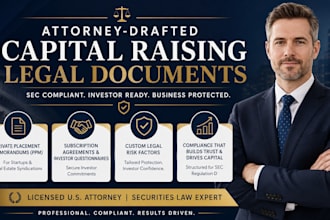 draft a subscription agreement and accredited investor questionnaire