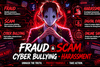 be your private investigator for the USA, identity verification, criminal check