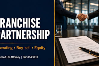 draft business partnership and franchise operating agreements