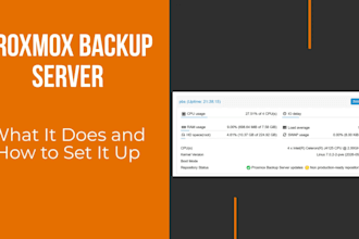 set up proxmox ve configure and fix server errors