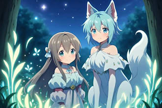 draw amazing anime ilustration for you