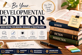 be your developmental editor, book editing for memoir, romance, proofreading