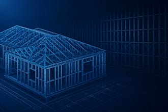 design light gauge steel lgs framing, cfs wall panels and structural drawings