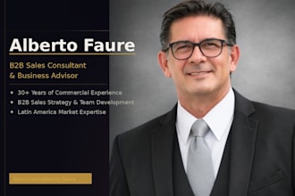 be your b2b sales consultant and help you grow your commercial revenue