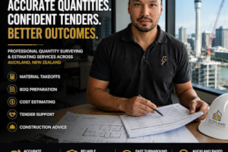 do professional construction material takeoff and boq