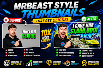design youtube viral thumbnails