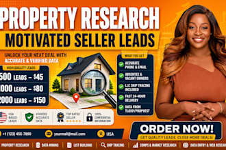 do real estate property research for commercial investment leads