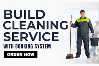 build cleaning service website office cleaning booking koala website