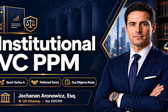 draft an institutional venture capital private placement memorandum ppm