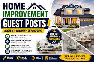 build SEO backlinks through home improvement guest posting