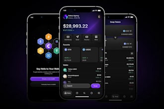 build crypto wallet app, fintech app p2p exchange payment app, crypto wallet app
