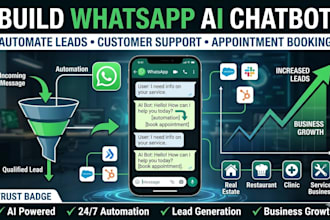 build whatsapp ai chatbot for local business lead generation automation