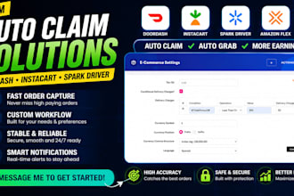 create fast order grabber automation for delivery driver platforms
