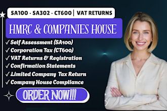 prepare and file uk self assessment tax return sa100 sa302 and personal tax