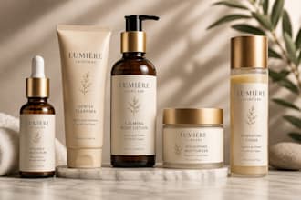 design premium skincare, cosmetic, and product label designs for your brand