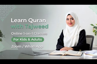 teach quran with tajweed online for kids and adults