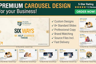 design linkedin carousels and social media posts
