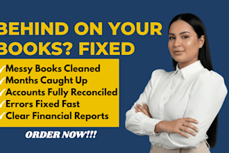 fix and catch up your messy quickbooks or xero bookkeeping accurately