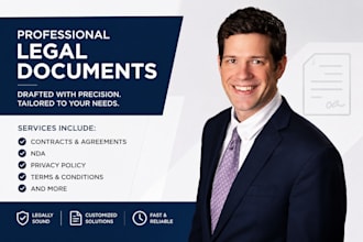 write legal contracts, agreements, nda, and legal documents