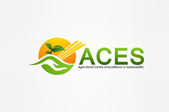 design organic agricultural farm centre logo