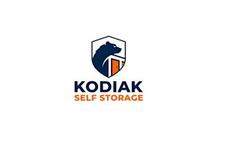 design unique kodiak self storage logo