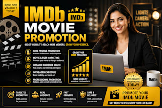 do organic promotion for your imdb movie and profile