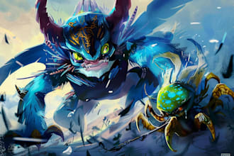 design a creature, a monster or a fantasy beast for you