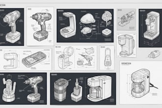 do industrial product design sketches