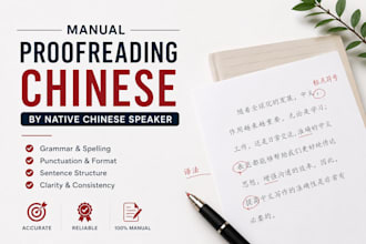 proofread and polish your chinese text