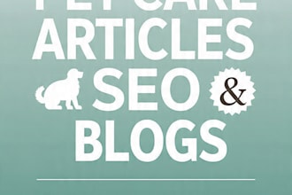 write vet approved pet care blogs for dogs and cats