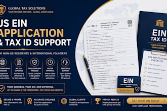 help non US residents apply for ein and US tax id number