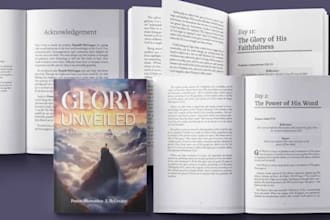 do christian book formatting, book cover, faith based devotional design, editing