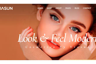 build skincare shopify store skincare website beauty website cosmetics store