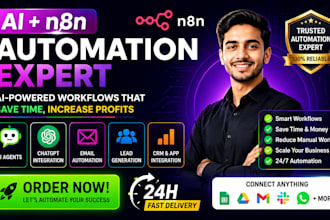 build n8n ai workflow, n8n ai agent, auto reply, smart business automation