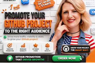 do organic github promotion to gain star fork repo followers do organic github