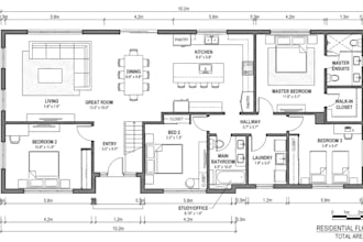 refine your cad floor plan with interior layout room redesign changes