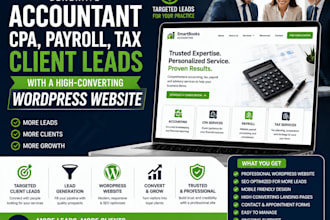 generate accountant, CPA, payroll, tax client leads
