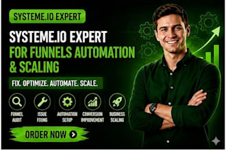 be your systeme io expert for funnels automation and scaling